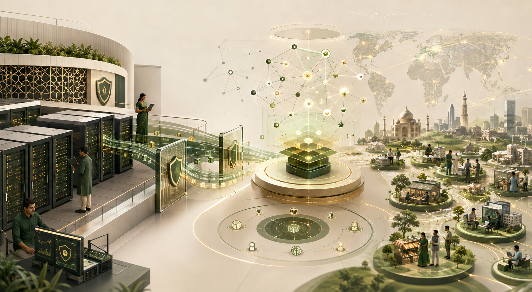 Secure data infrastructure and knowledge systems connecting a global business ecosystem